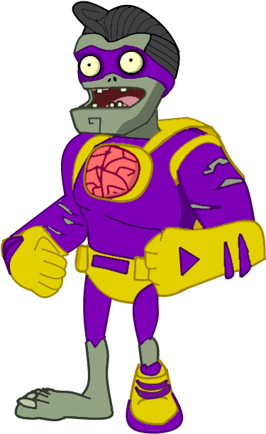 Super Brainz In Pvz2 Style By Superbrainz - Pvz 2 Super Brainz (452x629)