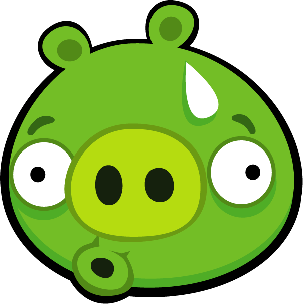 The Bad Piggies Are The Main Antagonists In The Angry - Angry Bird Bad Piggy (604x606)