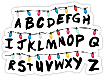 Also Buy This Artwork On Stickers, Apparel, Phone Cases, - Stranger Things Tumblr Stickers (375x360)