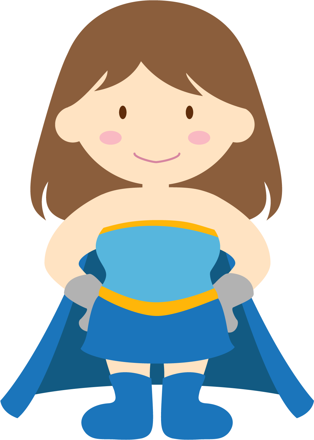 Clipart De Niños Disfrazados De Super Héroes - Superhero Clip Art (1500x1500)
