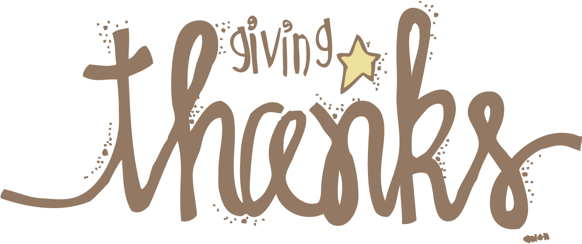 Thankful Thanksgiving Cliparts - Giving Thanks Clip Art (1199x503)