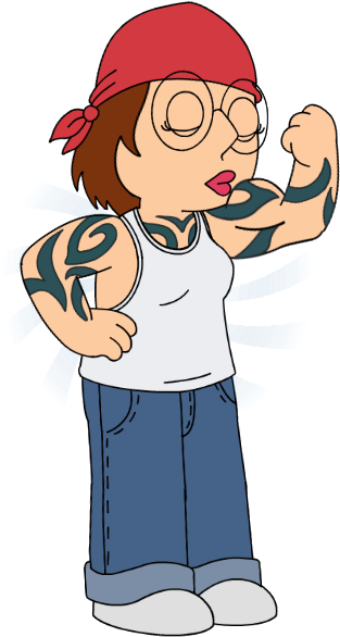 Jailhouse Meg - Family Guy Meg Muscle (350x603)