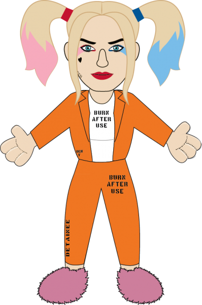 Suicide Squad Harley Quinn Prison - Harley Quinn Prison Outfit (398x600)