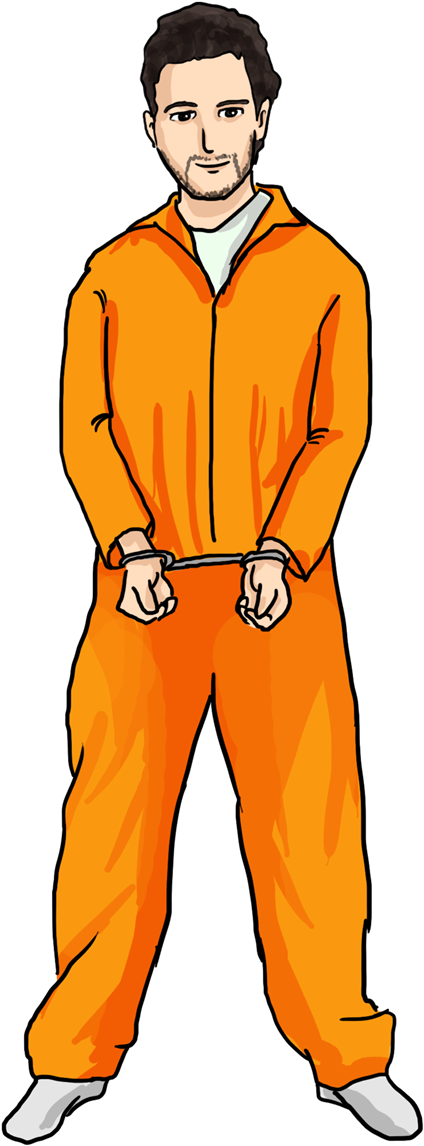 Prisoner - Clipart - Prisoner Clipart Png (600x1188)