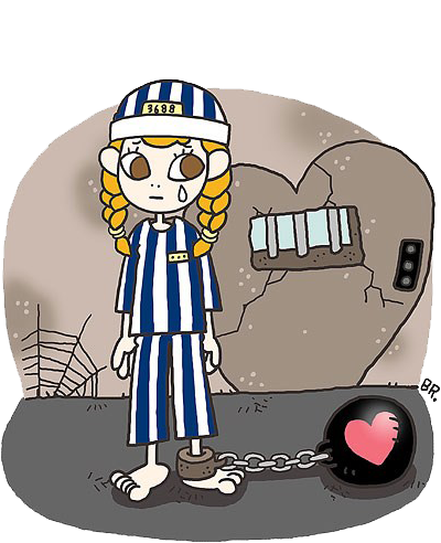 Cartoon Prison Illustration - Cartoon Prison Illustration (530x600)