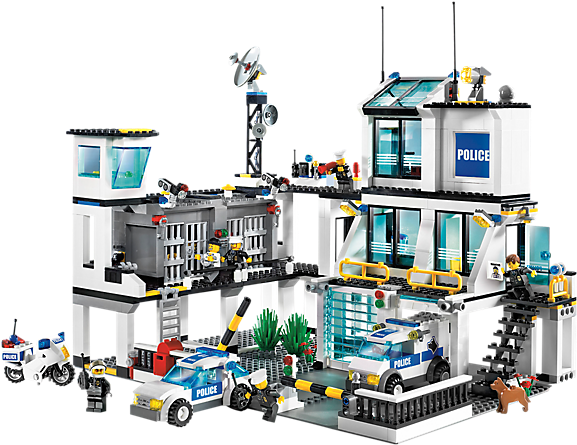 See More Features - Lego City Police Headquarters (600x450)
