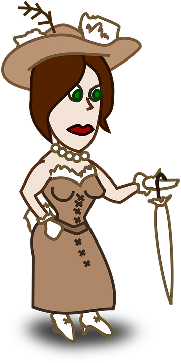 Cartoon People Holding Hands 15, Buy Clip Art - Lady Clip Art (360x720)