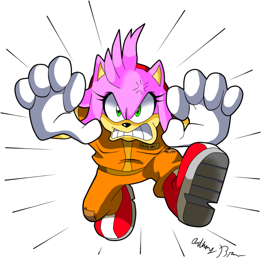 Amy Smash By Nextgrandcross - Cartoon (900x885)