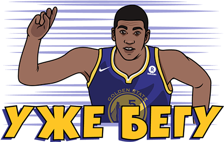 Sticker 18 From Collection «golden State Warriors» - Basketball Player (490x317)