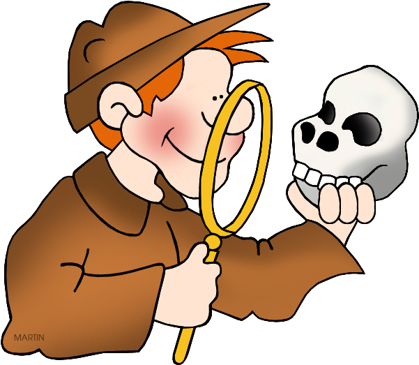 Pin Cartoon Clip Art Free Download - Archaeologists Clipart (648x573)