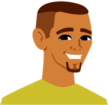 Cartoon Avatar Portait Icon - Mixed Race Cartoon Characters (421x399)