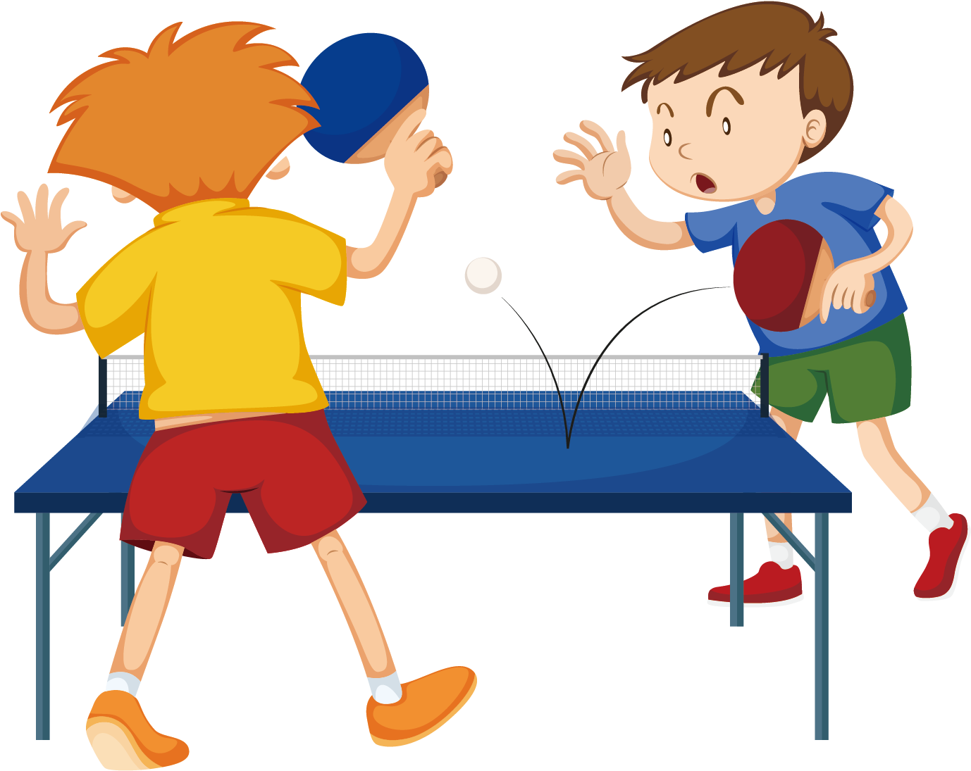 Table Tennis Racket Stock Photography Illustration - Play Table Tennis Cartoon (1500x1500)