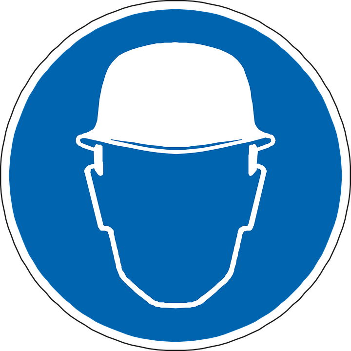 Eye Protection Cliparts 2, Buy Clip Art - Safety Helmet Sign (720x720)