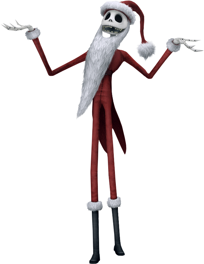 Kingdom Hearts Ii - Jack Skellington Sandy Claws (787x969)