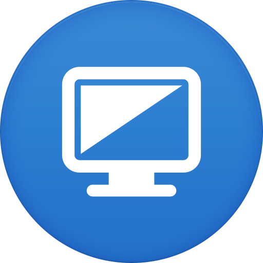 Computer Icon - Website Icon For Business Card (512x512)