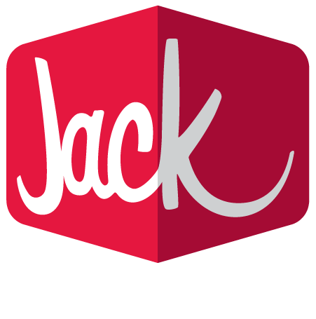 Super Bowl - Jack In The Box Logo Black And White (451x455)