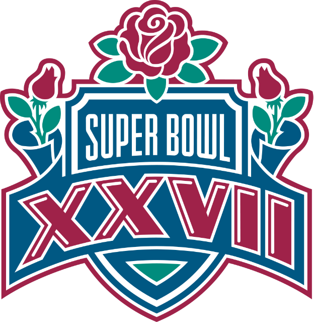 Super Bowl Xxvii - Super Bowl Xxvii Logo (624x639)