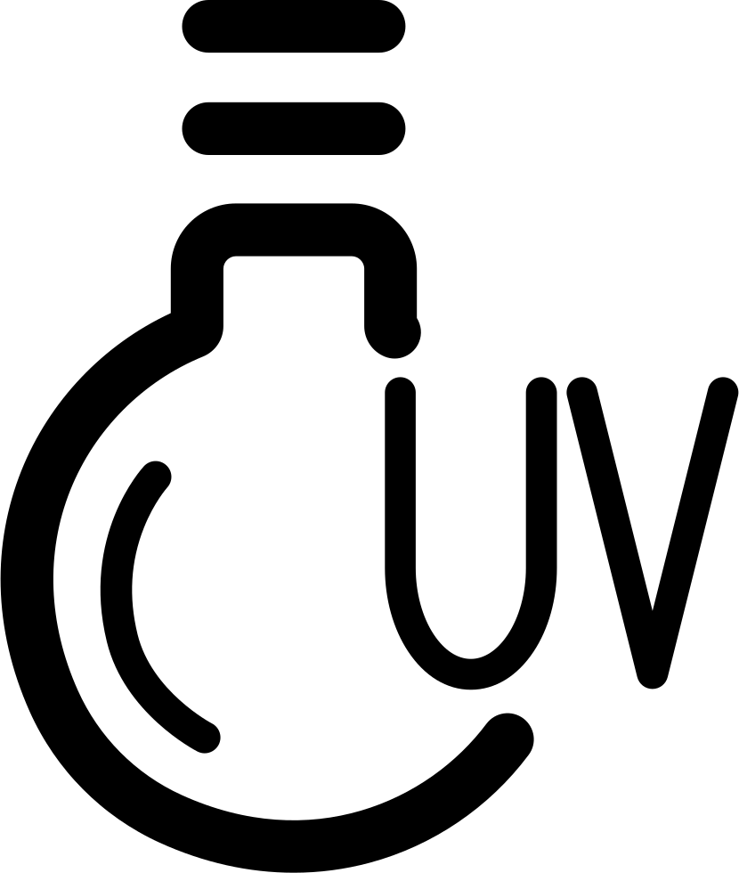 Operate Uv Lamp Comments - Uv Icon Png (830x980)