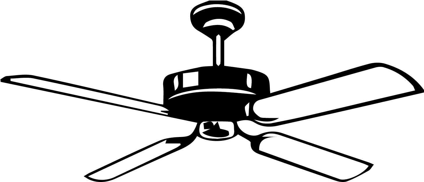Home Ac Repair Service And Ceiling Fan Installation - Ceiling Fan Clipart (1517x731)