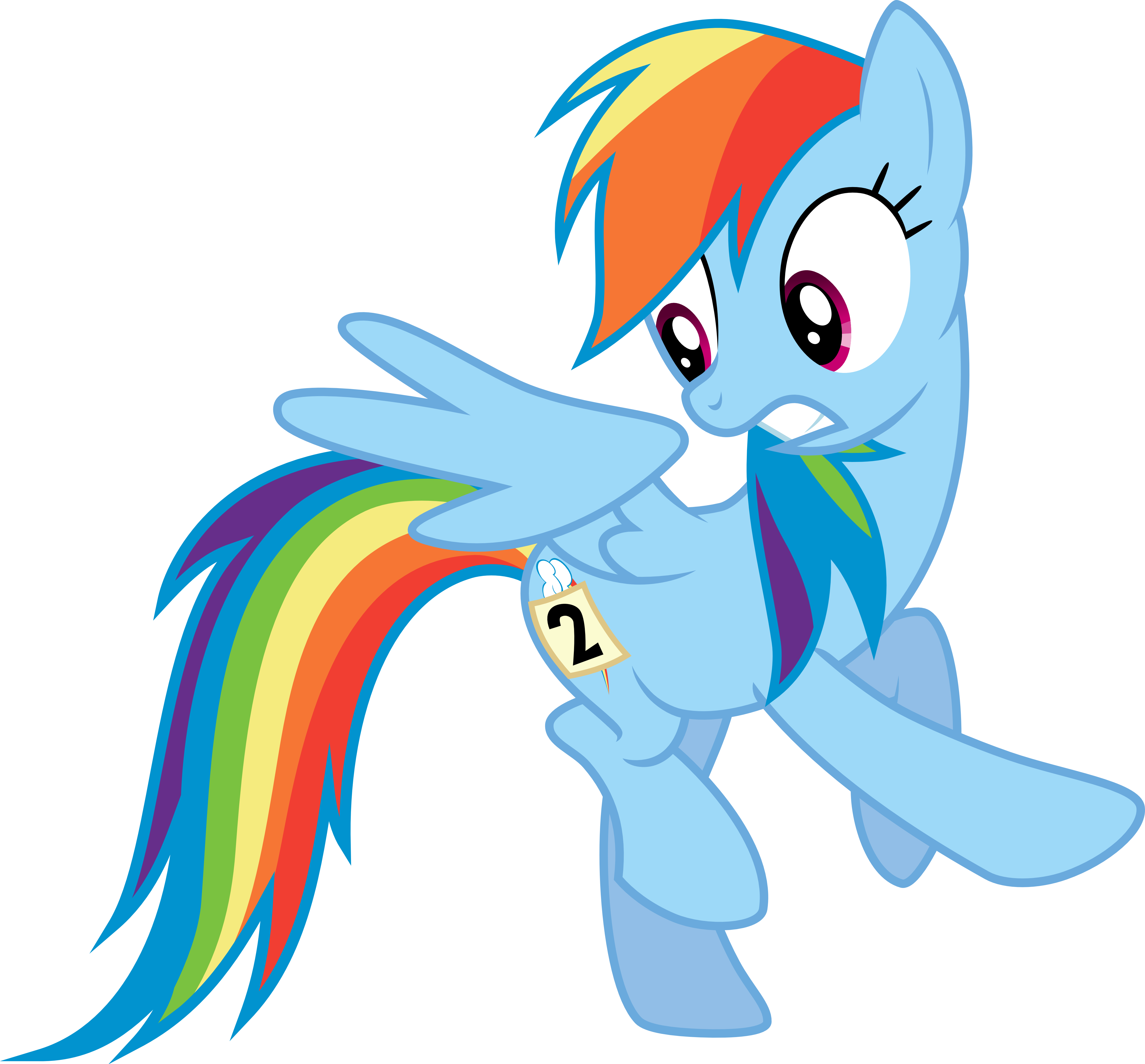 My Little Pony Friendship Is Magic Rainbow Dash Filly - Sonic Rainboom Rainbow Dash (4681x4351)