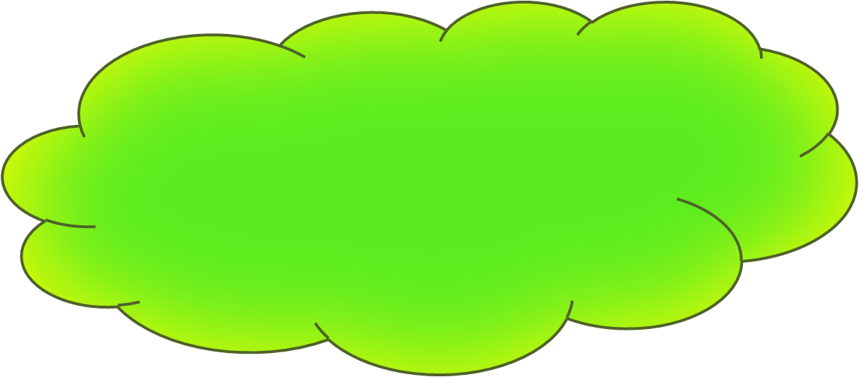 Green Cloud - Green Cloud Clipart (1215x534)