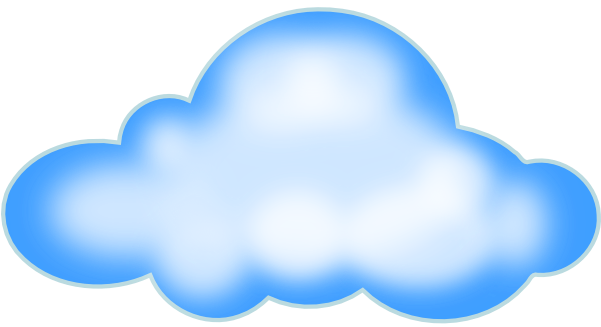Cartoon Cloud Clip Art - Animated Clouds - (600x333) Png Clipart Download
