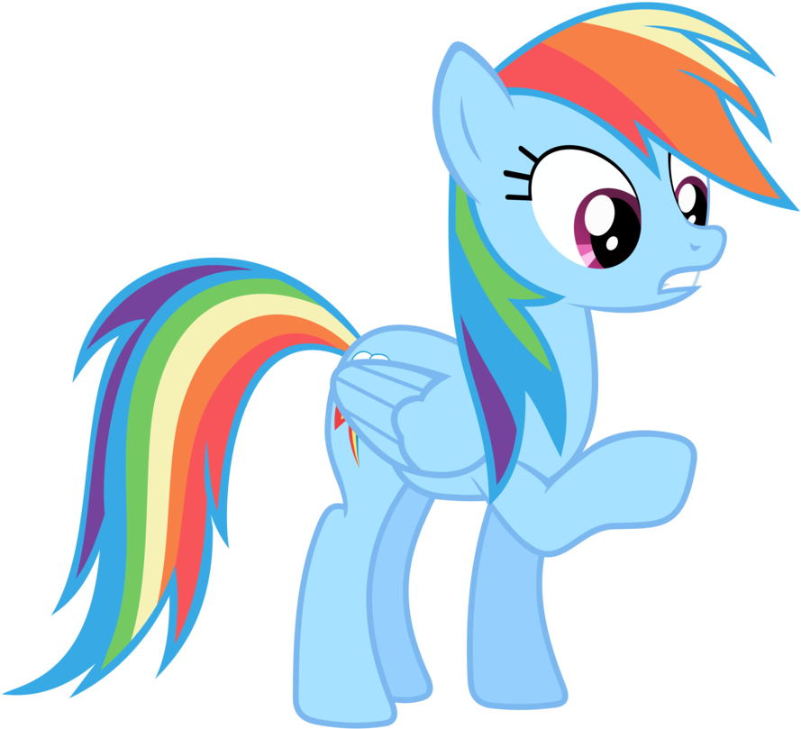 Rainbow Dash Vector - Rainbow Dash Is Unimpressed (900x836)