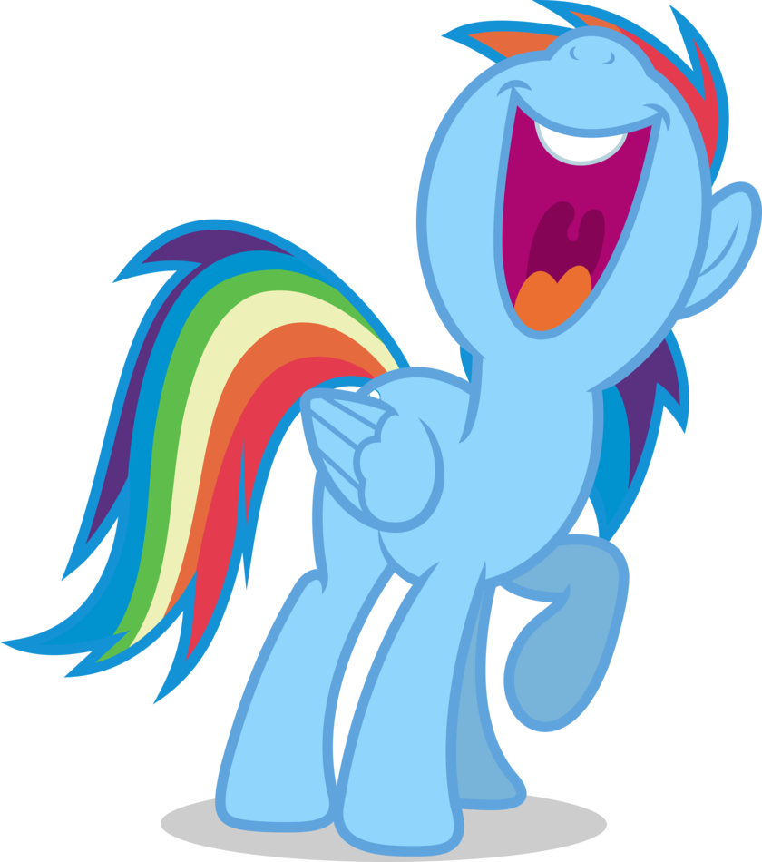 Mlp Fim Rainbow Dash Vector By Luckreza8 - Rainbow Dash Mlp Vector (840x950)