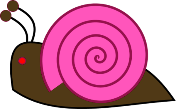 Snail Clipart Snail Clipart Fans - Caracol Clipart (600x371)