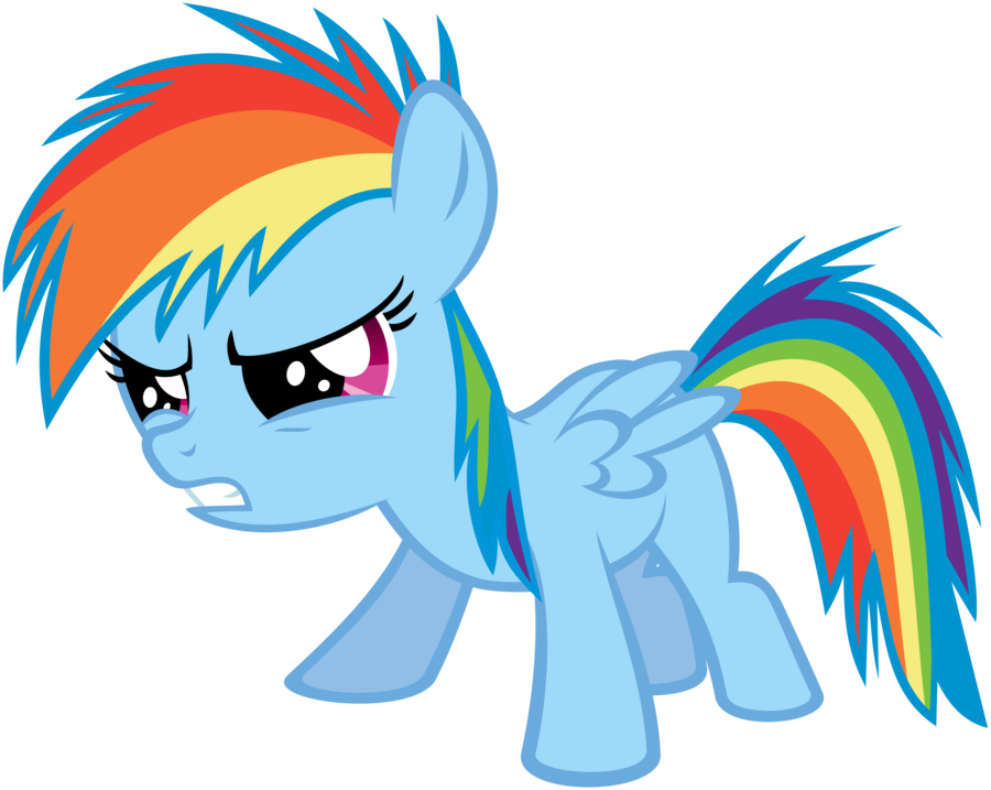 Filly Dash Is Not Amused By Flutterguy317 - My Little Pony Filly Rainbow Dash (900x717)