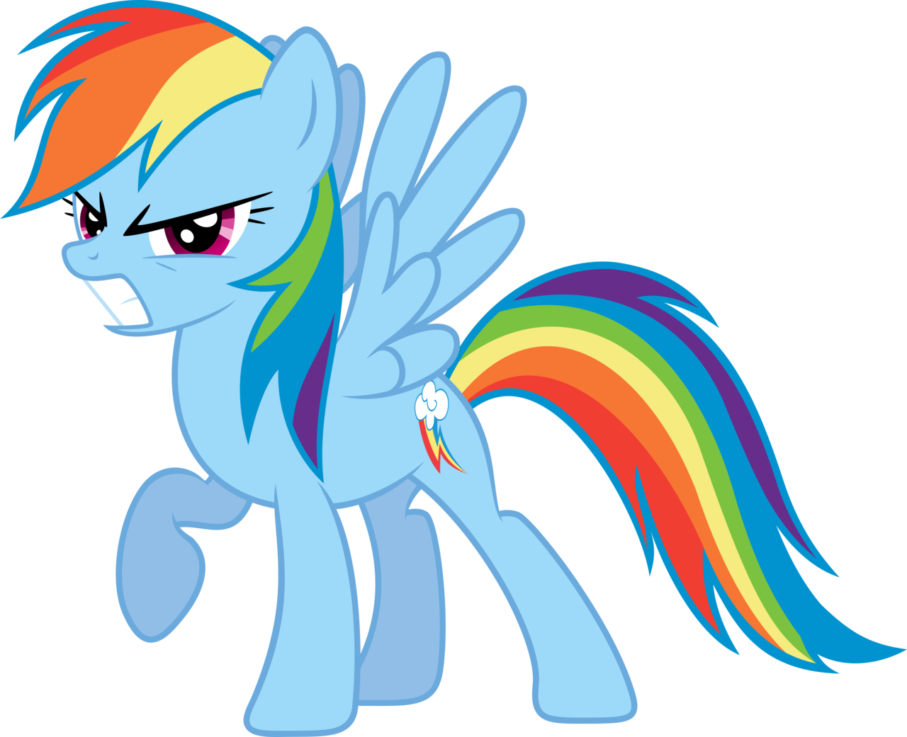 Rainbow Dash My Little Pony - Mlp Elements Of Insanity Rainbine (1280x1041)