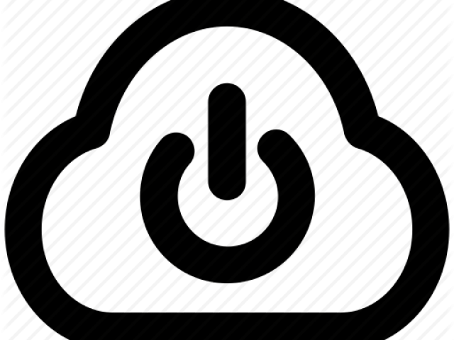 Button Clipart Shutdown - Cloud Storage (640x480)