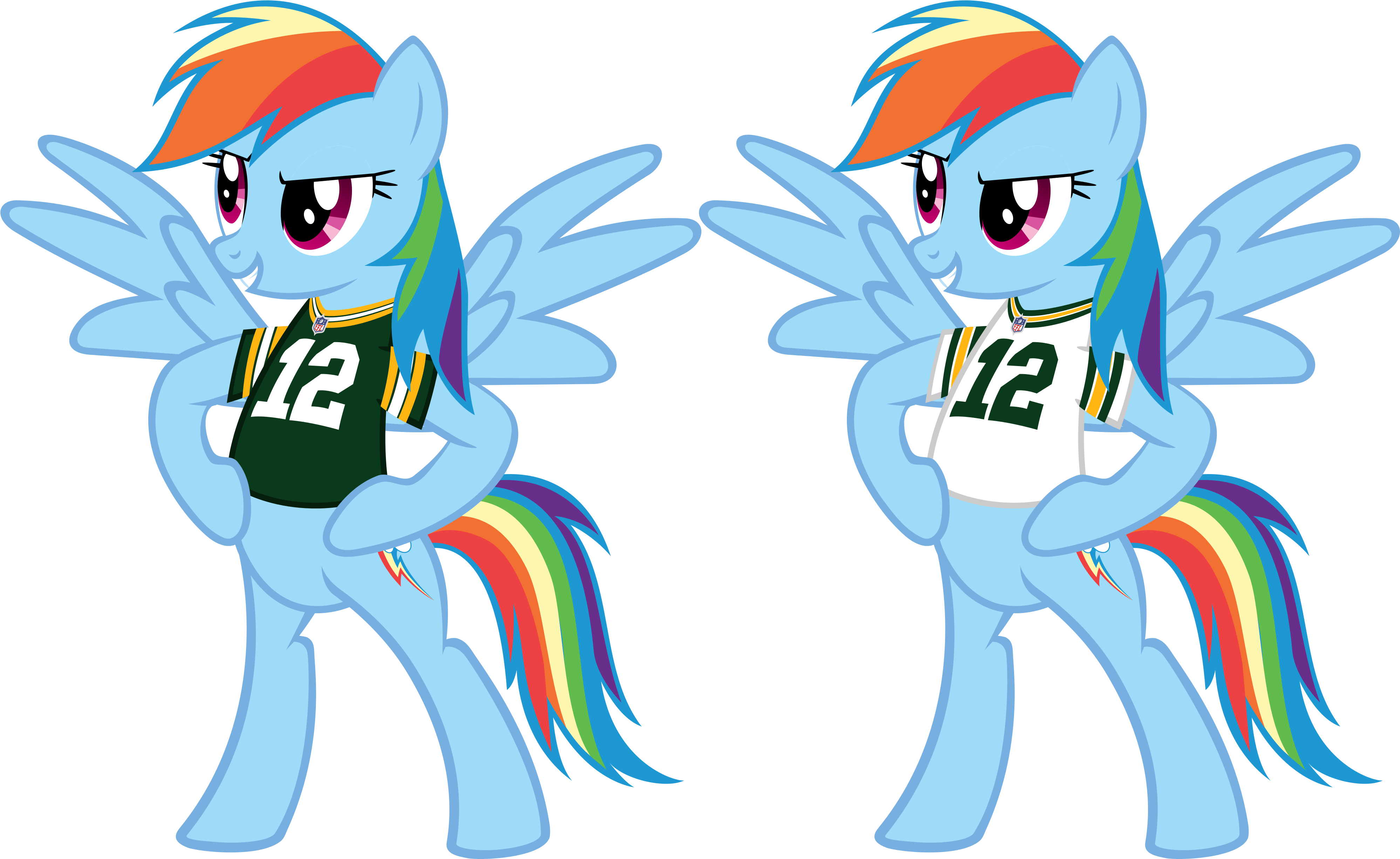 Jersey, Nfl, Pony, Rainbow Dash, Safe, Simple Background, - Cartoon (4100x2550)