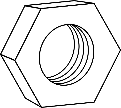 View Larger Image Image - Nuts And Bolts Clip Art (500x444)