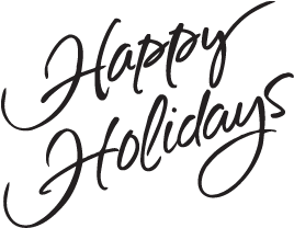 Png Format Images Of Happy Holidays Image - Happy Holidays (480x269)
