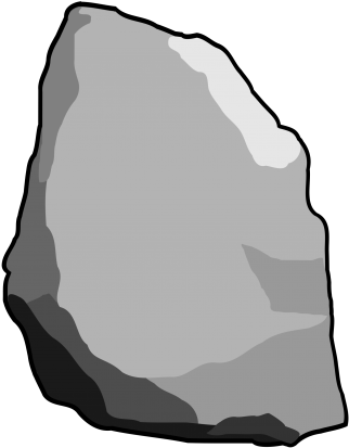 Cartoon Stone At Vector Online Stone Clipart - Rock Drawing Png (1697x2400)