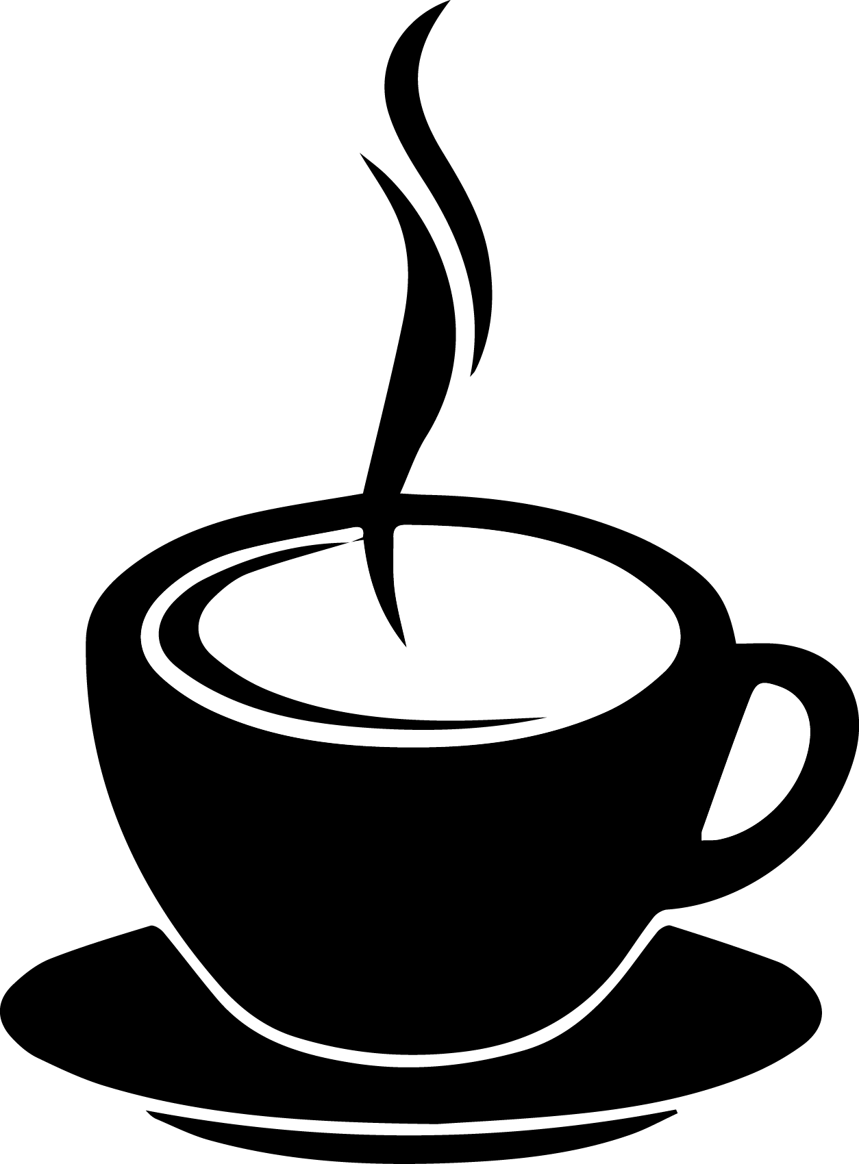 Coffee-cup - Coffee Cup Png Black (1254x1700)