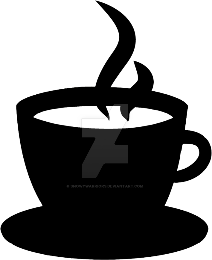 Coffee And Crepes Logo By Snowywarriors Coffee And - Teacup (900x995)