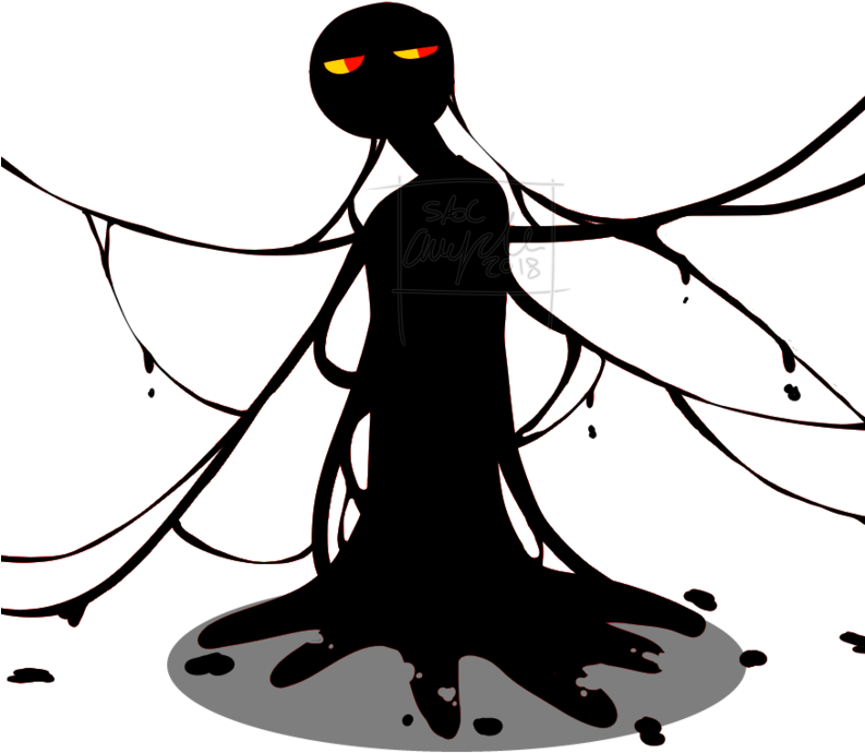 Black Ink Monster By Septemberhaper - Illustration (792x1009)