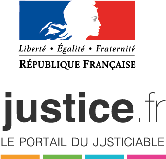 Logo Justice Carre - Republique Francaise Rectangle Magnet (428x408)