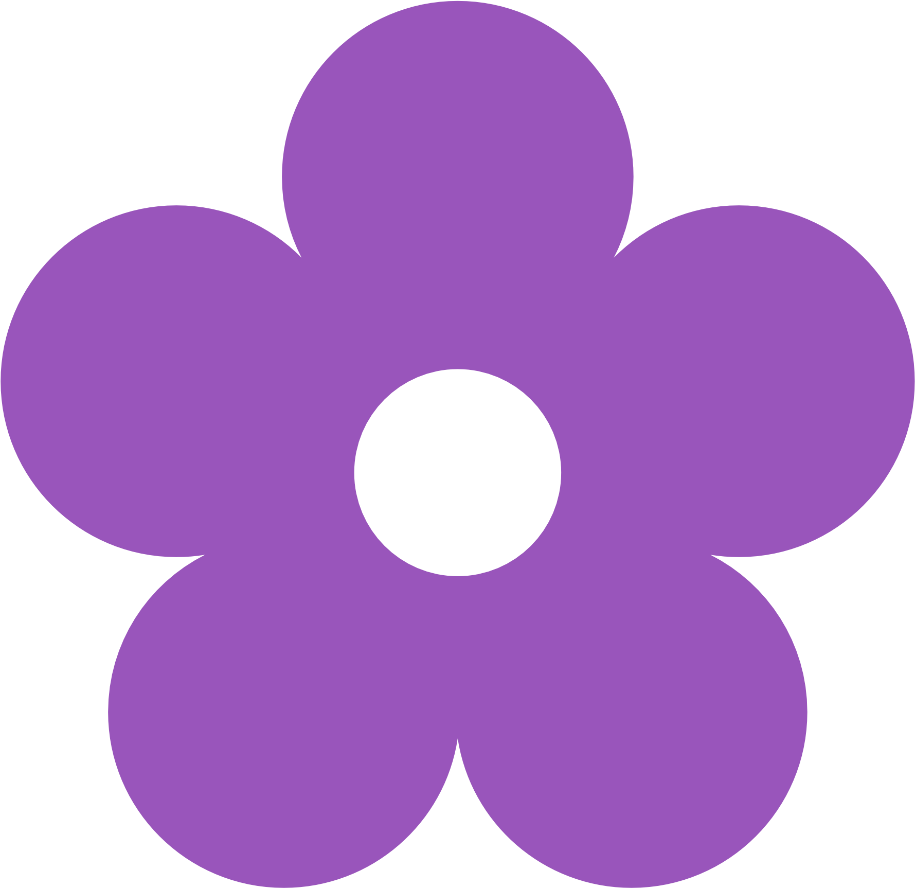 Lilac Flower Clip Art - Purple Flower Clipart (1969x1952)