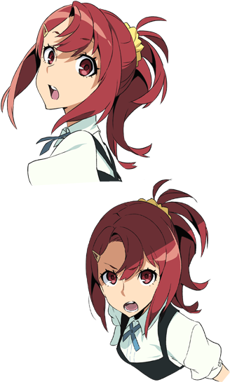 Katsuhira's Childhood Friend And Always Cares About - Chidori Kiznaiver Png (440x640)