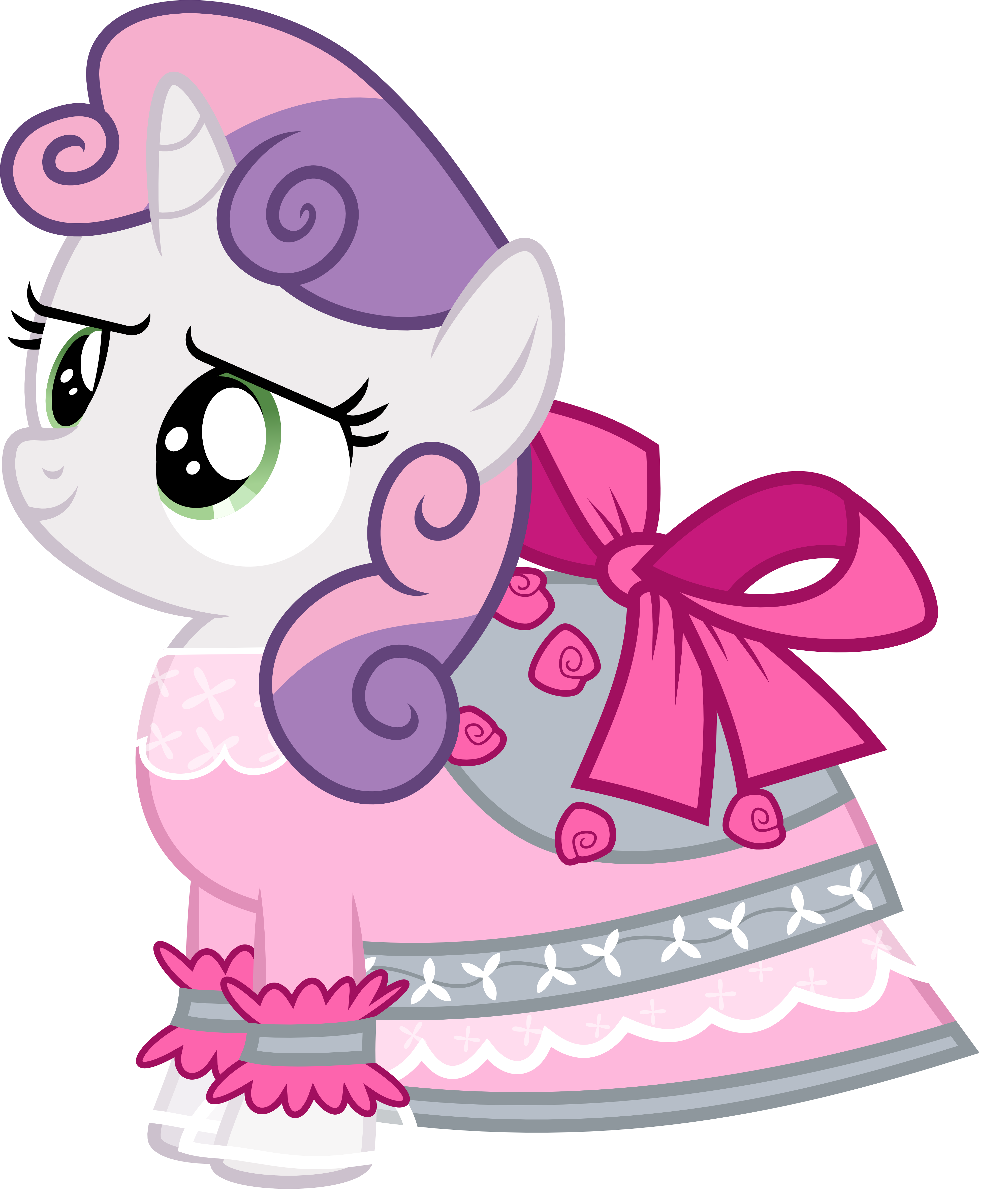 Cuteness Meaning Download - My Little Pony Sweetie Belle Dress (4000x4742)