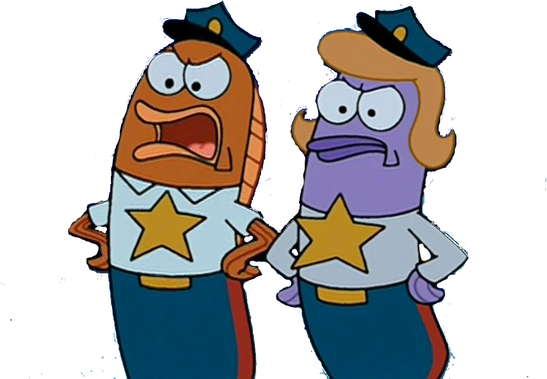 Spongebob Fish Police Render - Police Fish (1152x864)