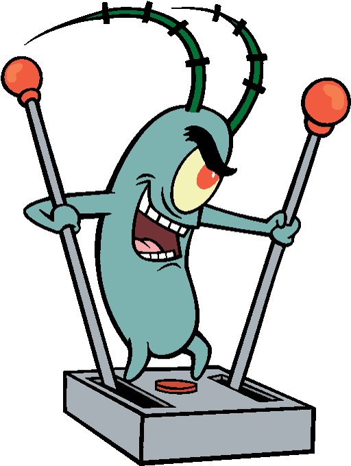 Plankton 2 - Plankton From Spongebob (526x686)