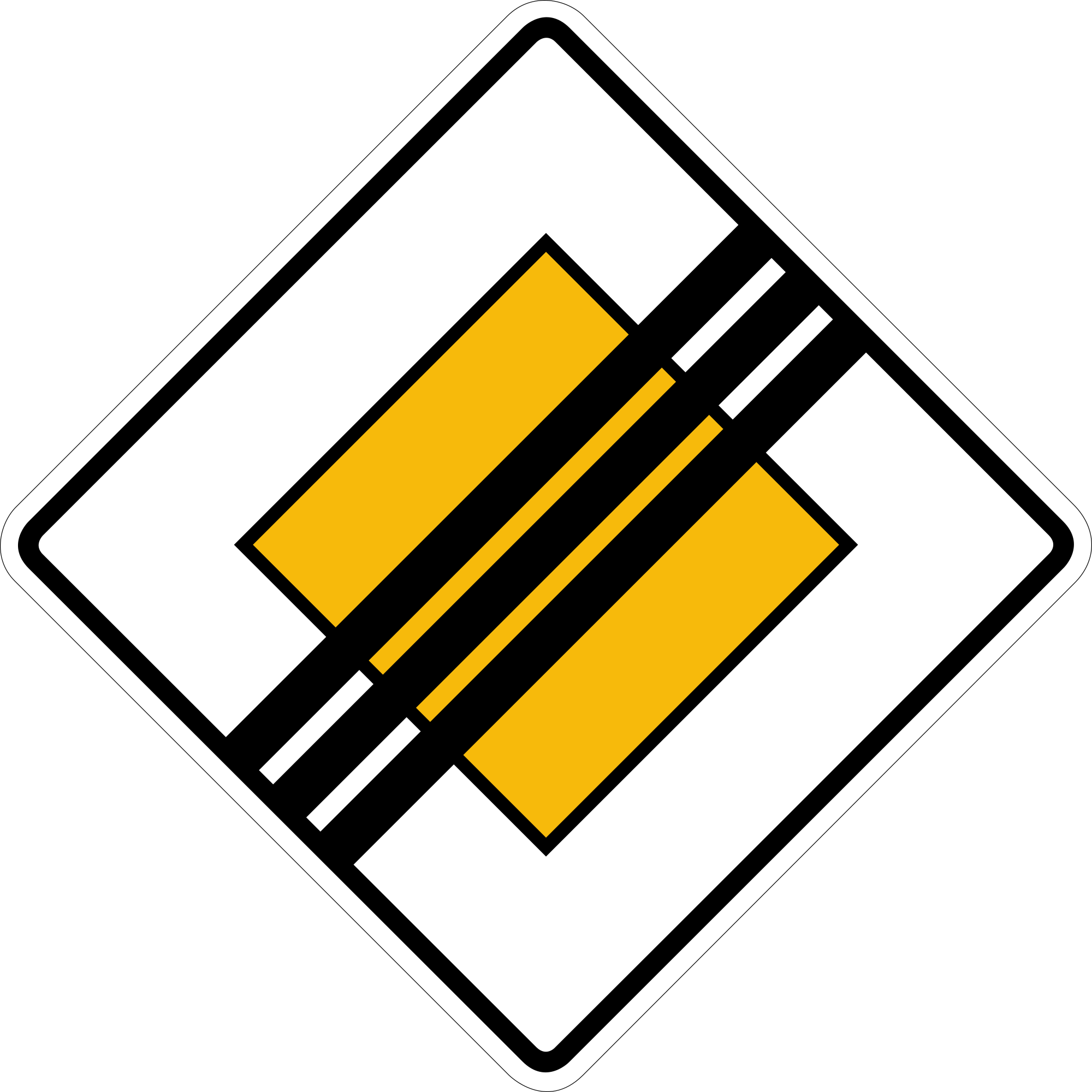 Open Simulation Interface/osi Trafficsign - La Señal Vertical Prevalece Sobre (2000x2000)