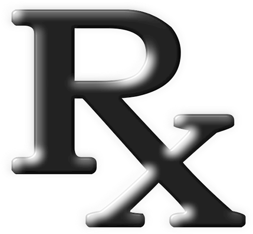 Rx Pharmacy Symbol Black Roman - Pharmacy Logo Rx Png (512x512)