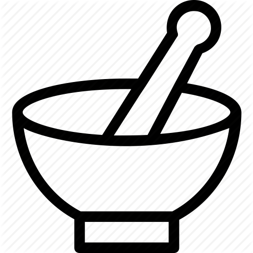 Tool Clipart Pharmacy - Símbolo De Farmacia Mortero (512x512)