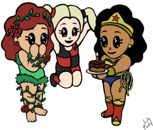 I Wanted To Make A Quick Birthday Doodle For But It's - Cartoon (540x461)