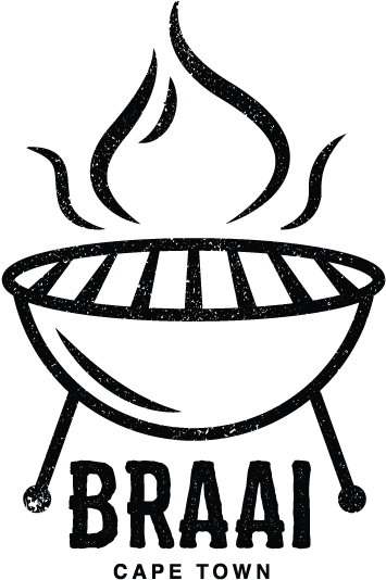 Braai Cape Town Logo - Braai Clipart Black And White (422x595)